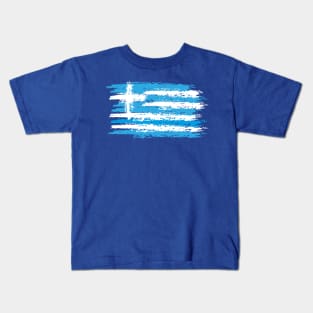 Greek flag Kids T-Shirt